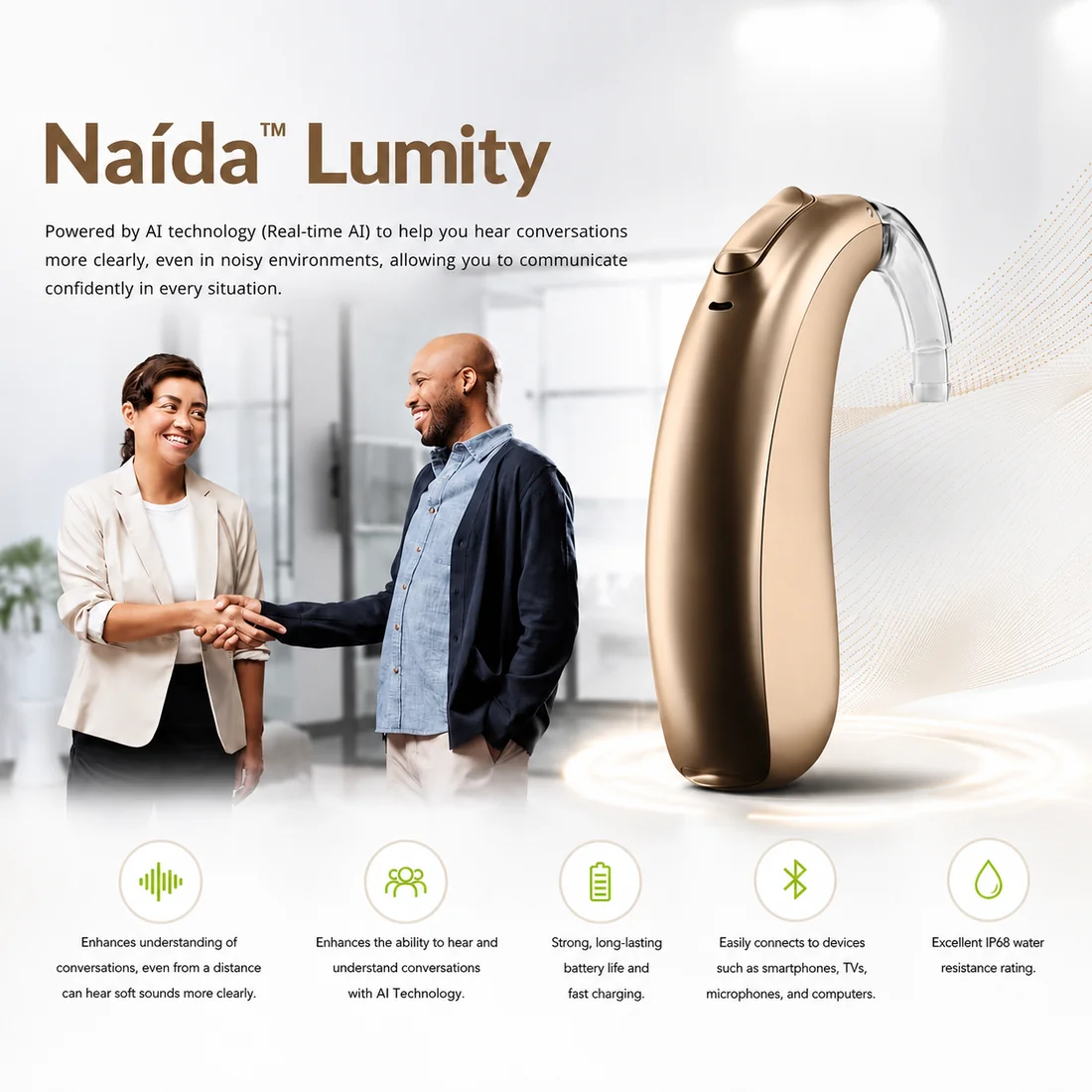 Phonak Naida Lumity hearing aid
